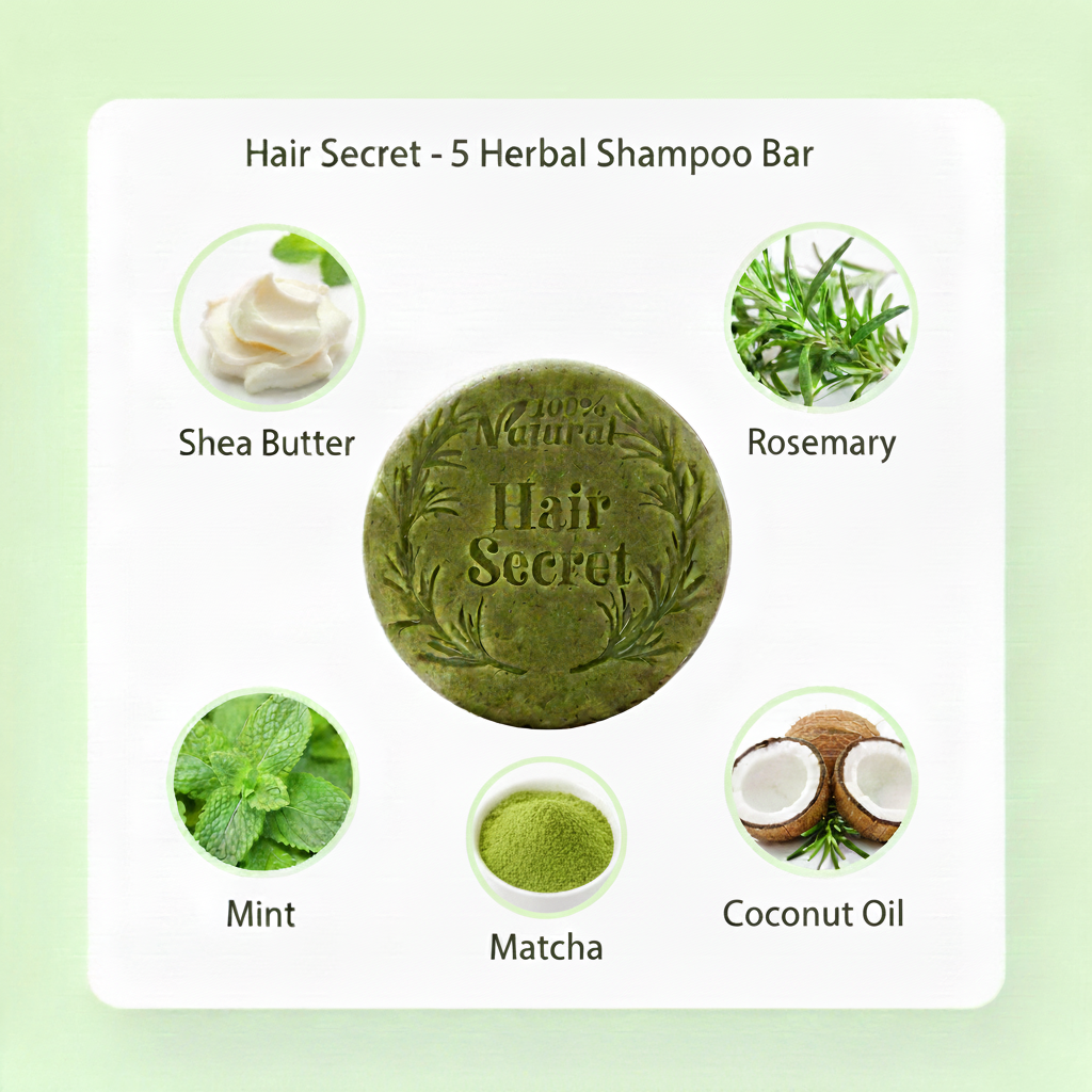 Natural Hair Growth Shampoo Bar